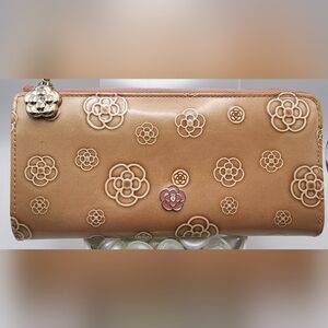 Preowned Pink/peach Long‎ Wallet CLATHAS
